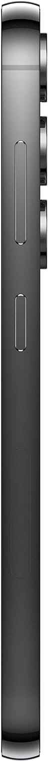 Samsung Galaxy S23 Phantom Black side profile illustrates premium durability and comfortable grip.