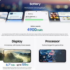 Samsung Galaxy S25 FE 4900mAh battery for all-day reliability