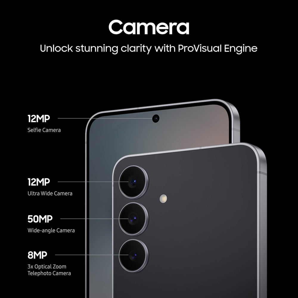 Samsung Galaxy S25 FE 12MP selfie camera for crisp portraits
