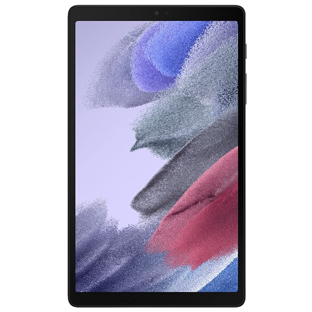 Samsung Galaxy Tab A7 Lite back view shows compact design