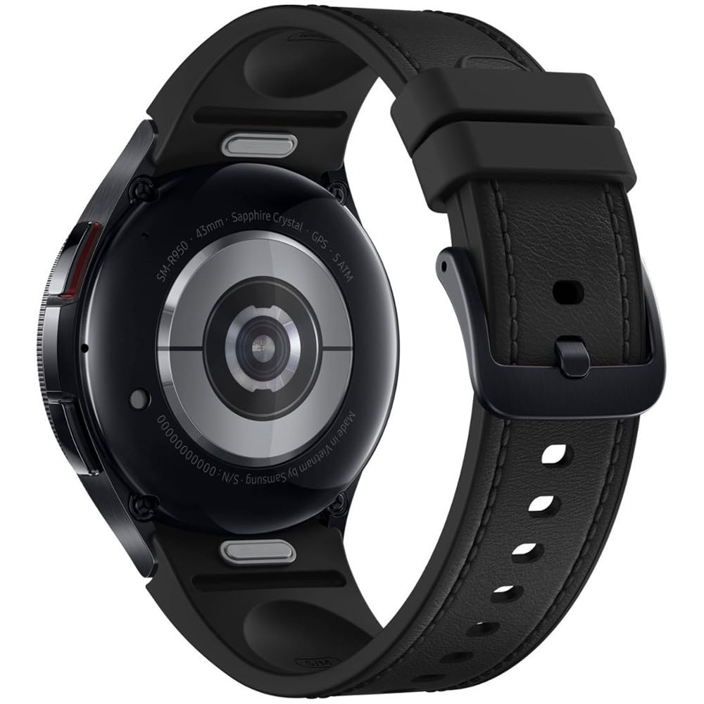Samsung Galaxy Watch 6 Classic large Super AMOLED display improves readability in bright outdoor settings.
