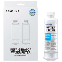 Samsung HAF-QIN-2P/EXP graphic shows 99% contaminant reduction.