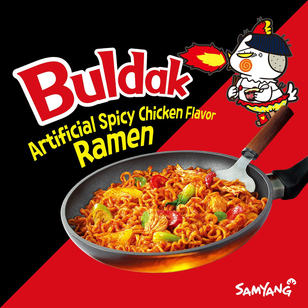SAMYANG Buldak cooking-directions shot simple home cooking steps
