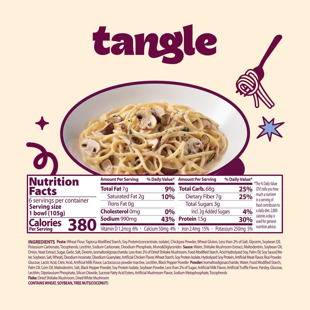 Samyang Tangle mushroom sauce close-up, earthy umami with real mushrooms.