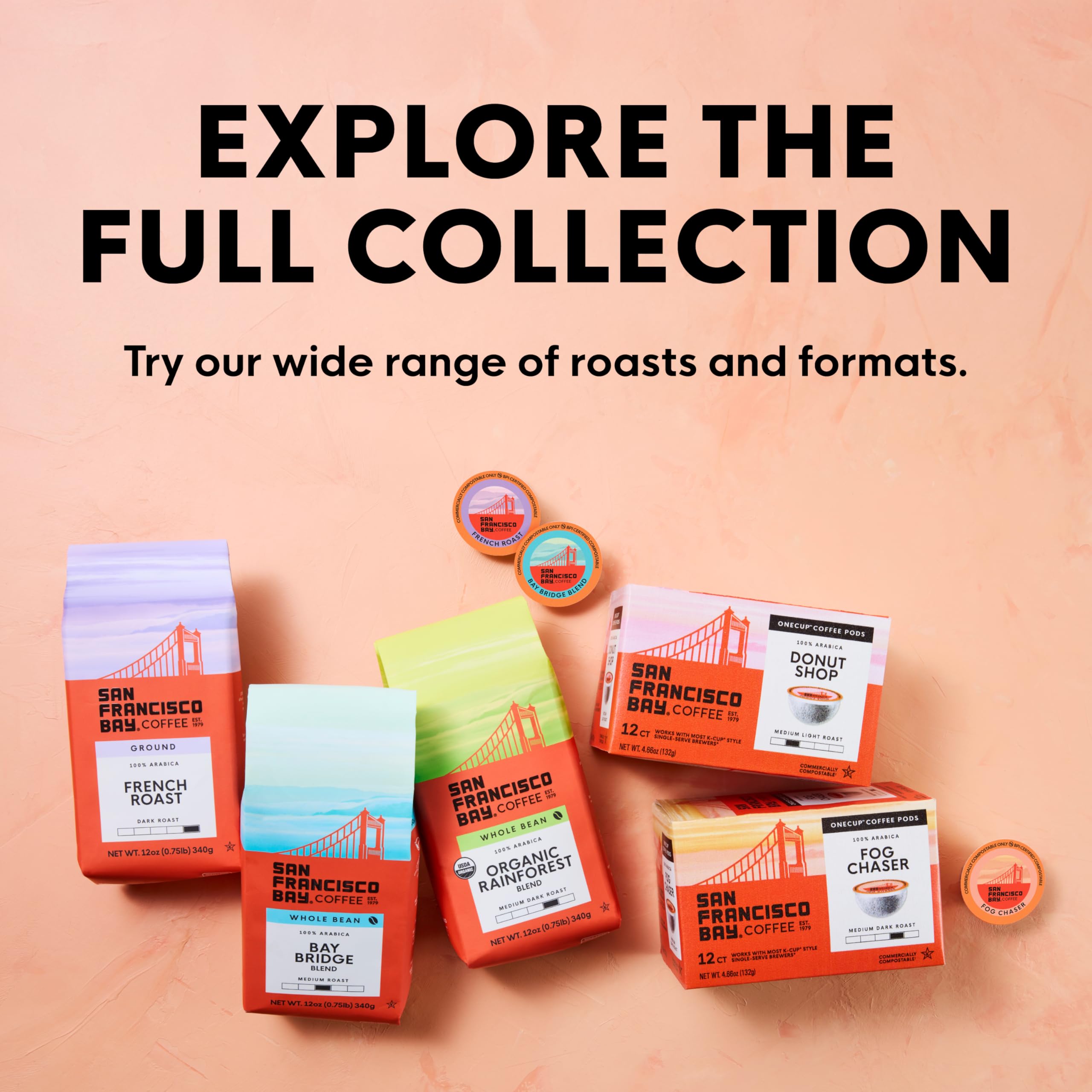 San Francisco Bay family-owned brand badge signaling trusted American heritage.