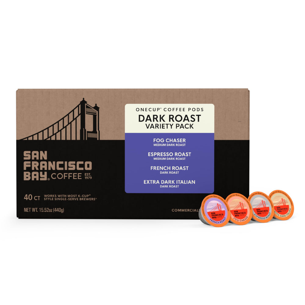 San Francisco Bay French Roast pod for a rich, full-bodied morning ritual