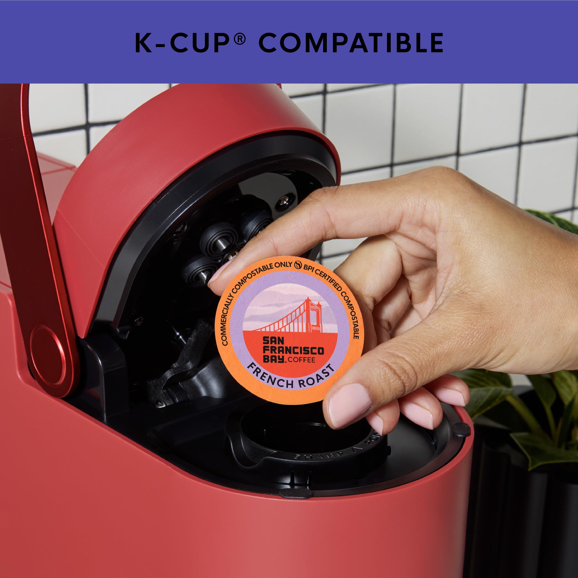San Francisco Bay K-Cup compatible pod suited for easy home brewing