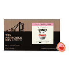 SAN FRANCISCO BAY Donut Shop in cup, crisp and bright notes.
