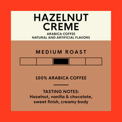 SAN FRANCISCO BAY Hazelnut Creme brewed cup with inviting aroma