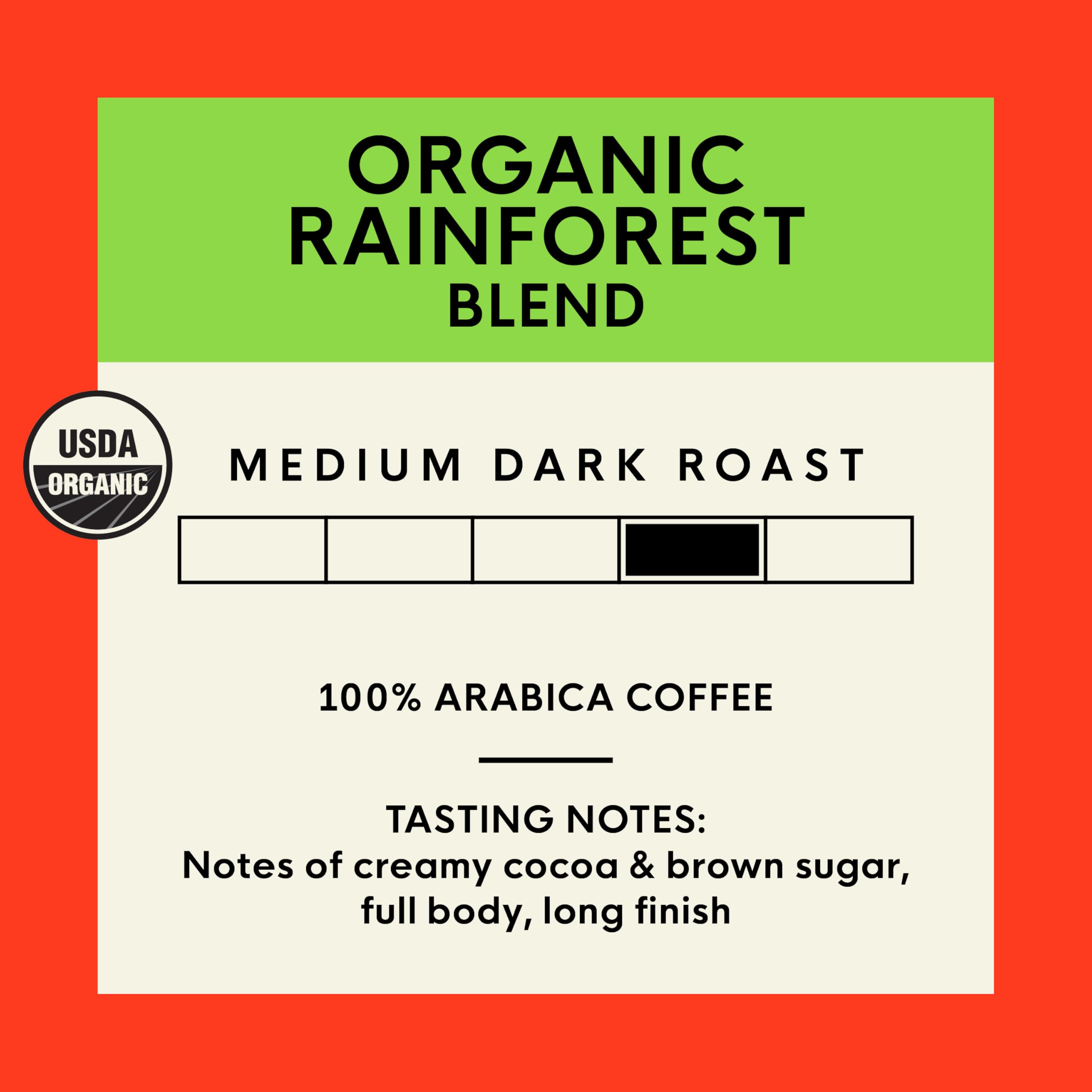 San Francisco Bay high-altitude grown coffee delivers nuanced flavor.