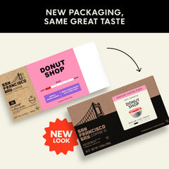 San Francisco Bay OneCup packaging highlighting eco-friendly materials