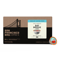 San Francisco Bay OneCup pod in machine for fast coffee