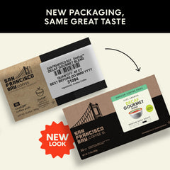 San Francisco Bay OneCup pod ready for quick coffee in most single-serve machines.
