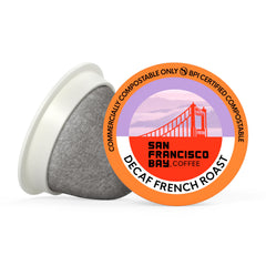 San Francisco Bay Swiss Water Process decaf preserves flavor without chemicals.