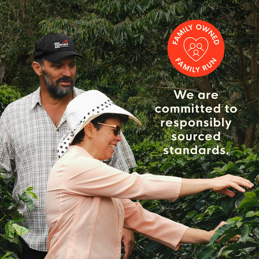 San Francisco Bay whole bean presentation, ideal for home grind ritual.