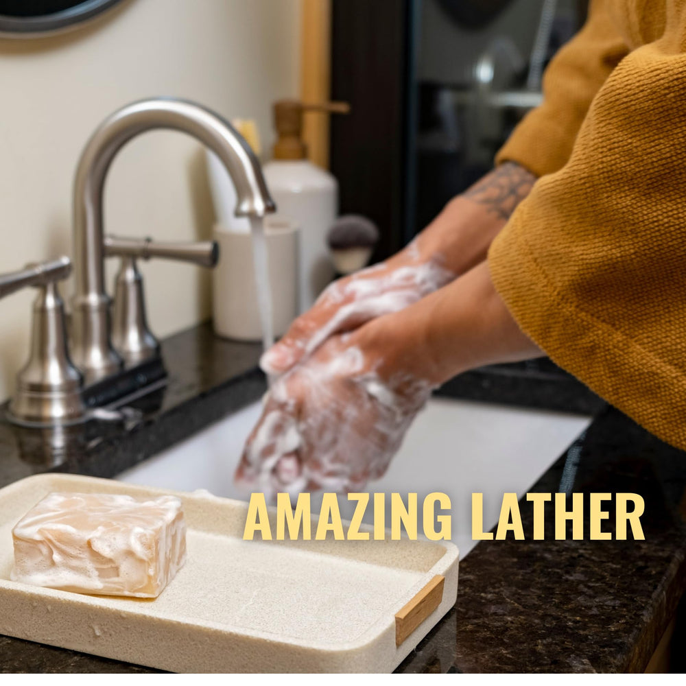 San Francisco Soap Company Gift-ready packaging conveys rugged adventure-ready appeal.