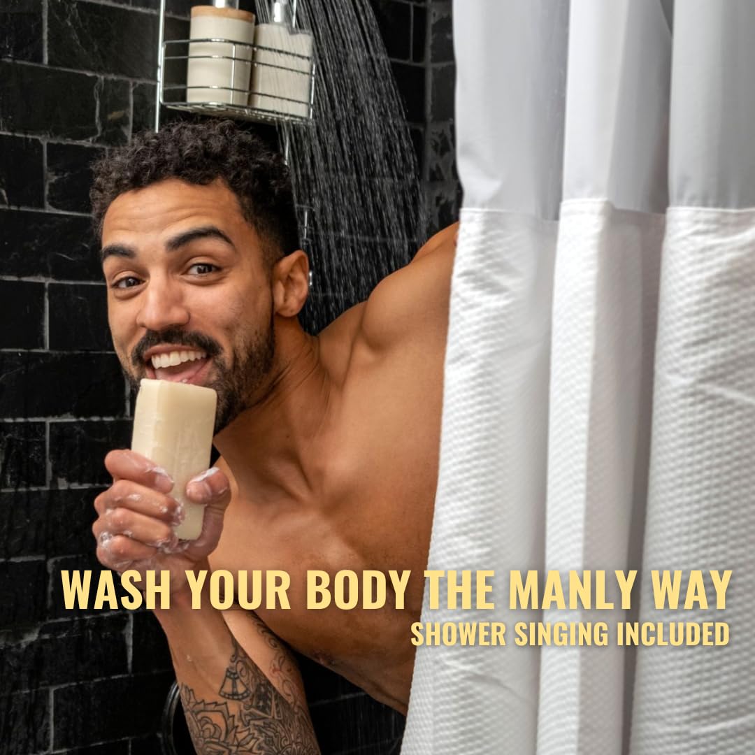 San Francisco Soap Company Man Bar suitable for sink or shower use in daily routines.