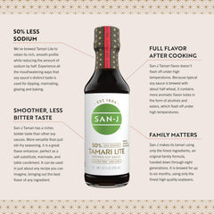 Stir-fry scene using Tamari Lite for rich, savory depth.