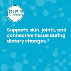 Sanar Naturals collagen capsules Type I–III close-up highlighting skin and hair health