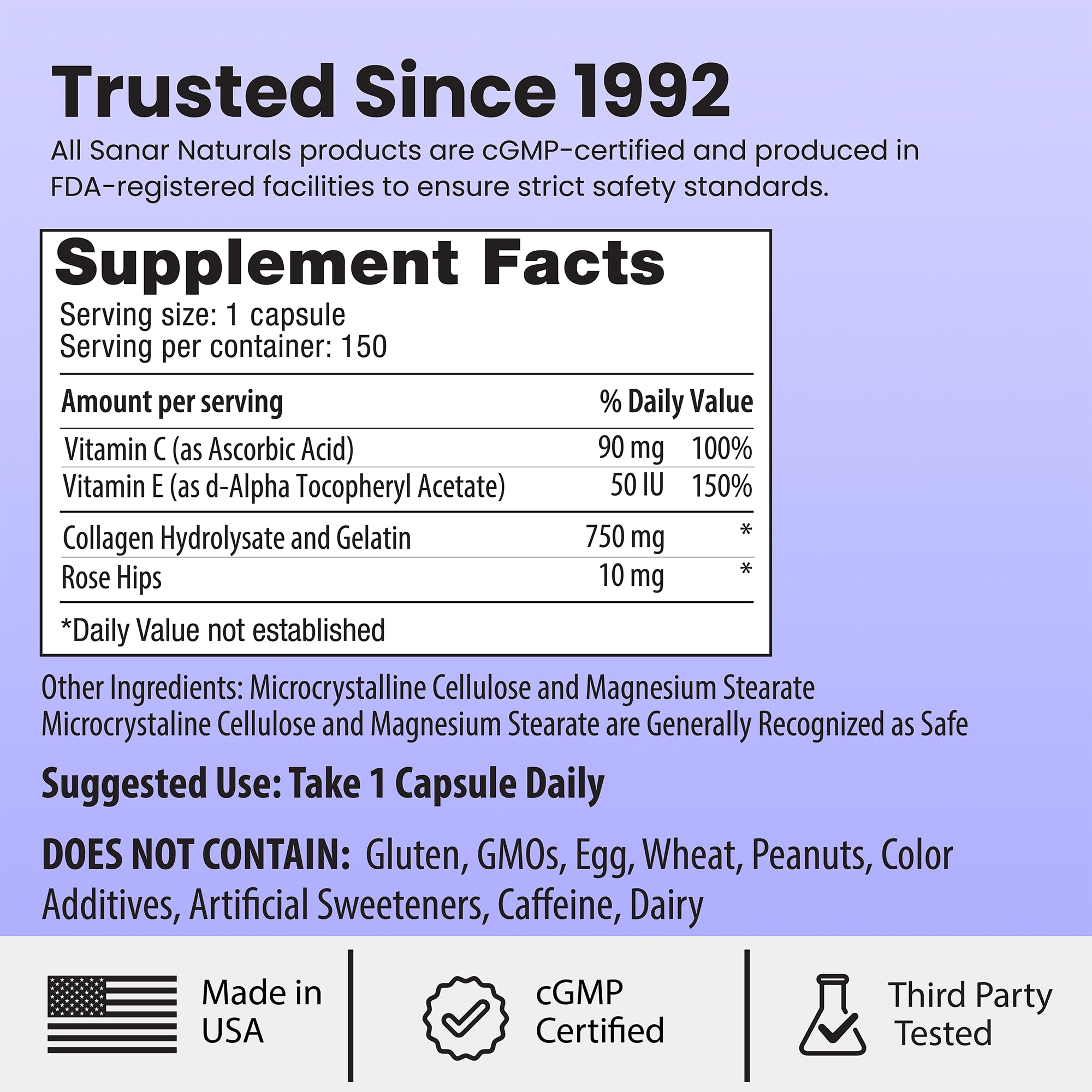 Travel-friendly Sanar Naturals bottle and capsules for on-the-go wellness