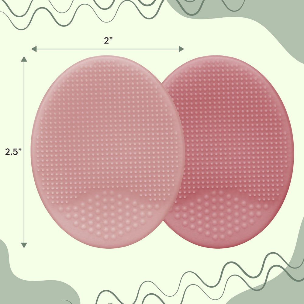 S&T INC. close-up silicone texture showing soft bristles.