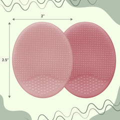 S&T INC. close-up silicone texture showing soft bristles.