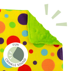 S&T INC Two-pack Crinkle Squares – compact 6x6 inch toys for on-the-go play.