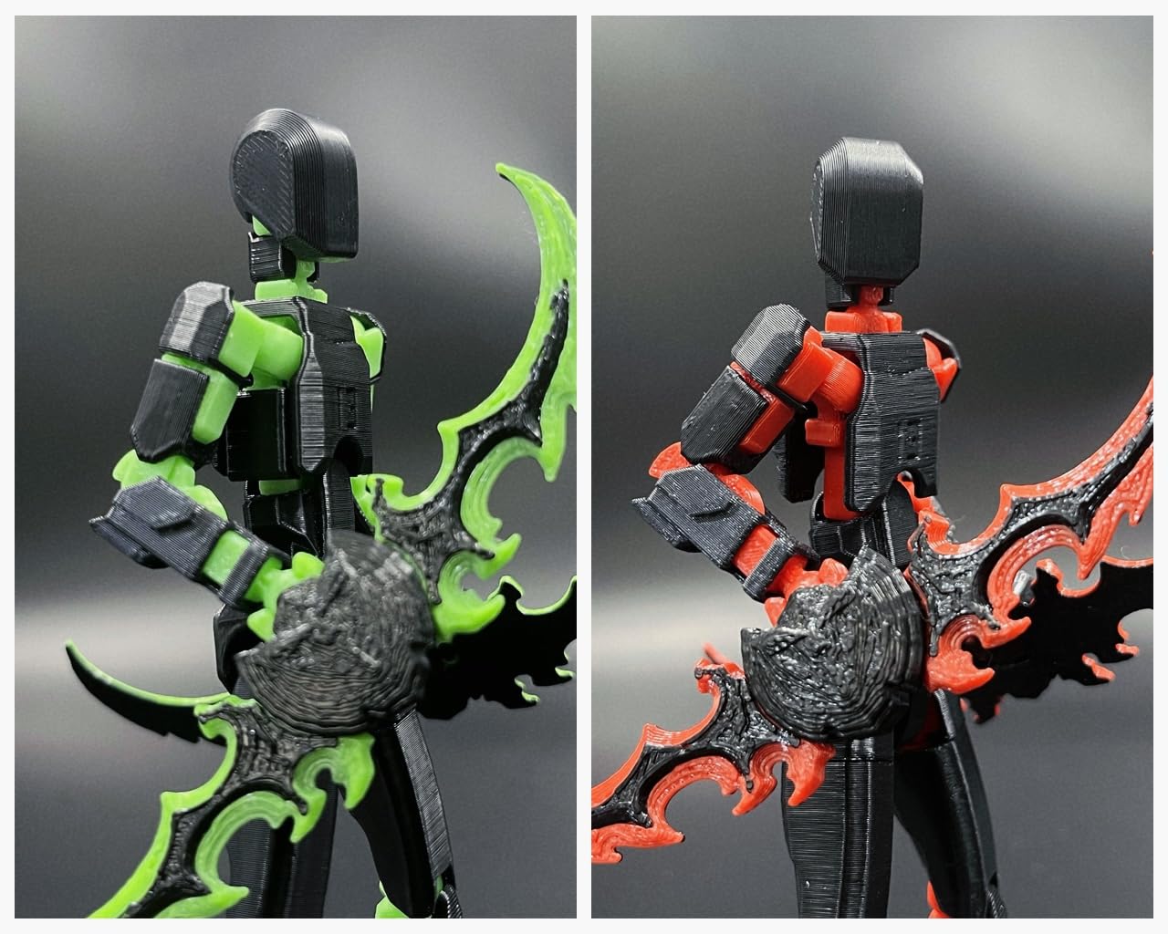 SANSGOUP 3D printed robot collection display designed for fans and desks.