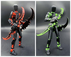 SANSGOUP T13 multi-jointed Titan 13 robot flexible poses for dynamic display.
