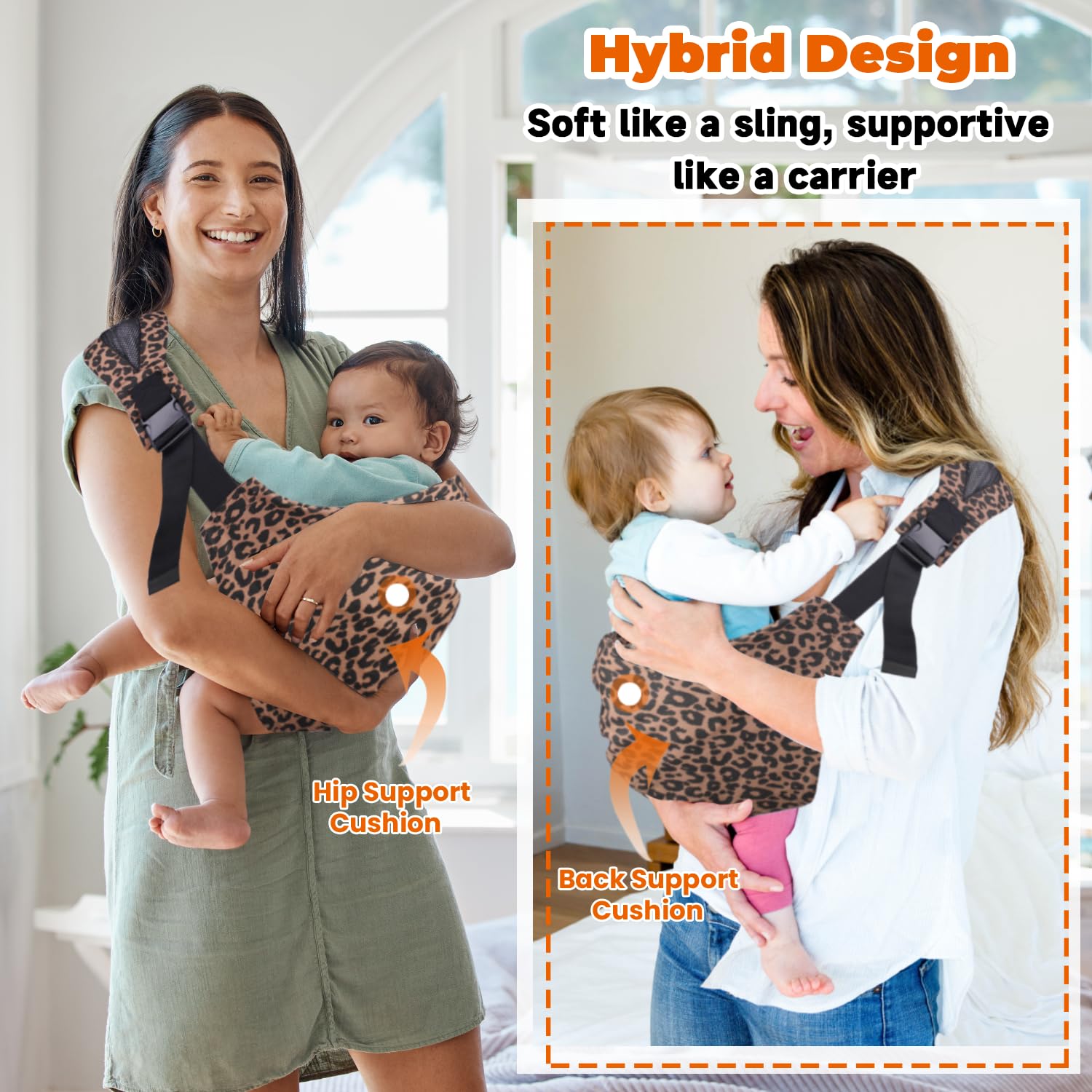 Sanilinwild baby in seated position supports hip alignment.