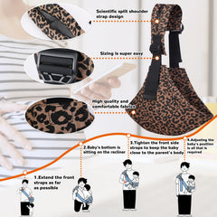 Sanilinwild dual-anti-slip buckles ensure stable baby position.