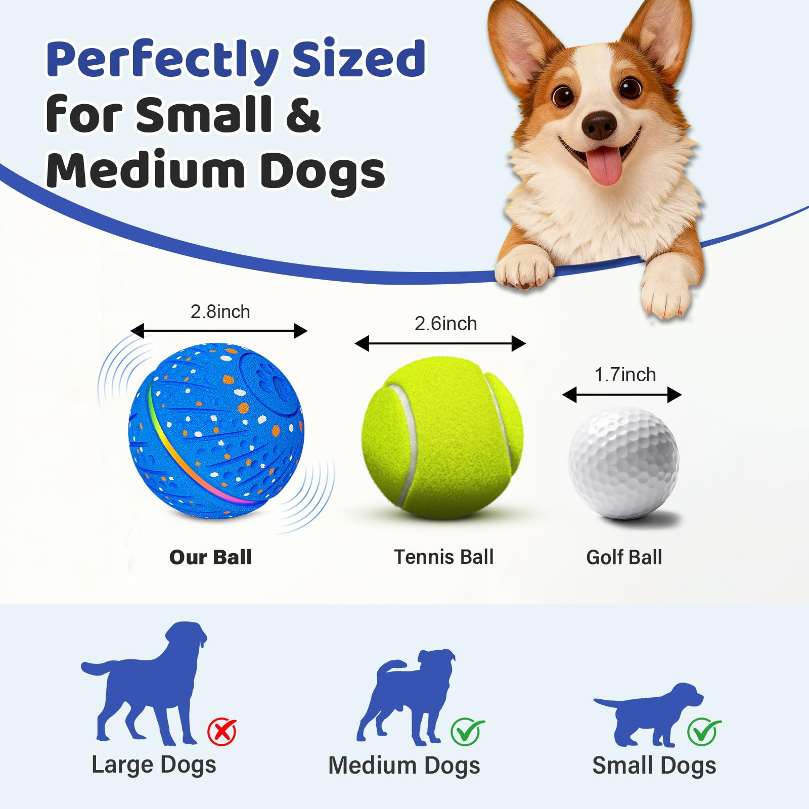Sankell waterproof ball stands up to rain, slobber, and puddles