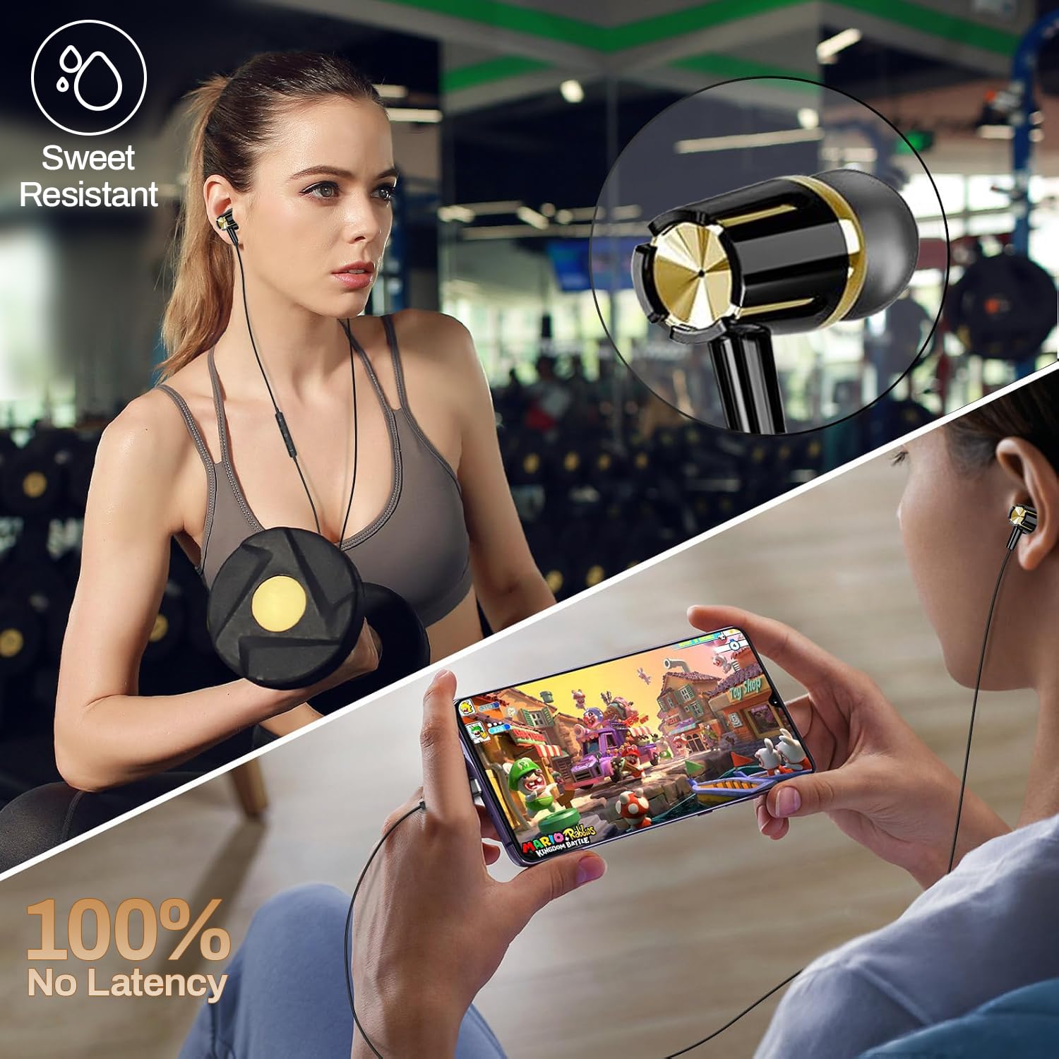 Sanluba compact storage case keeps earbuds organized.