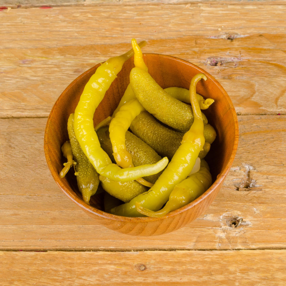 Sanniti Guindillas Piparras peppers ready for Spanish tapas night, easy to serve.