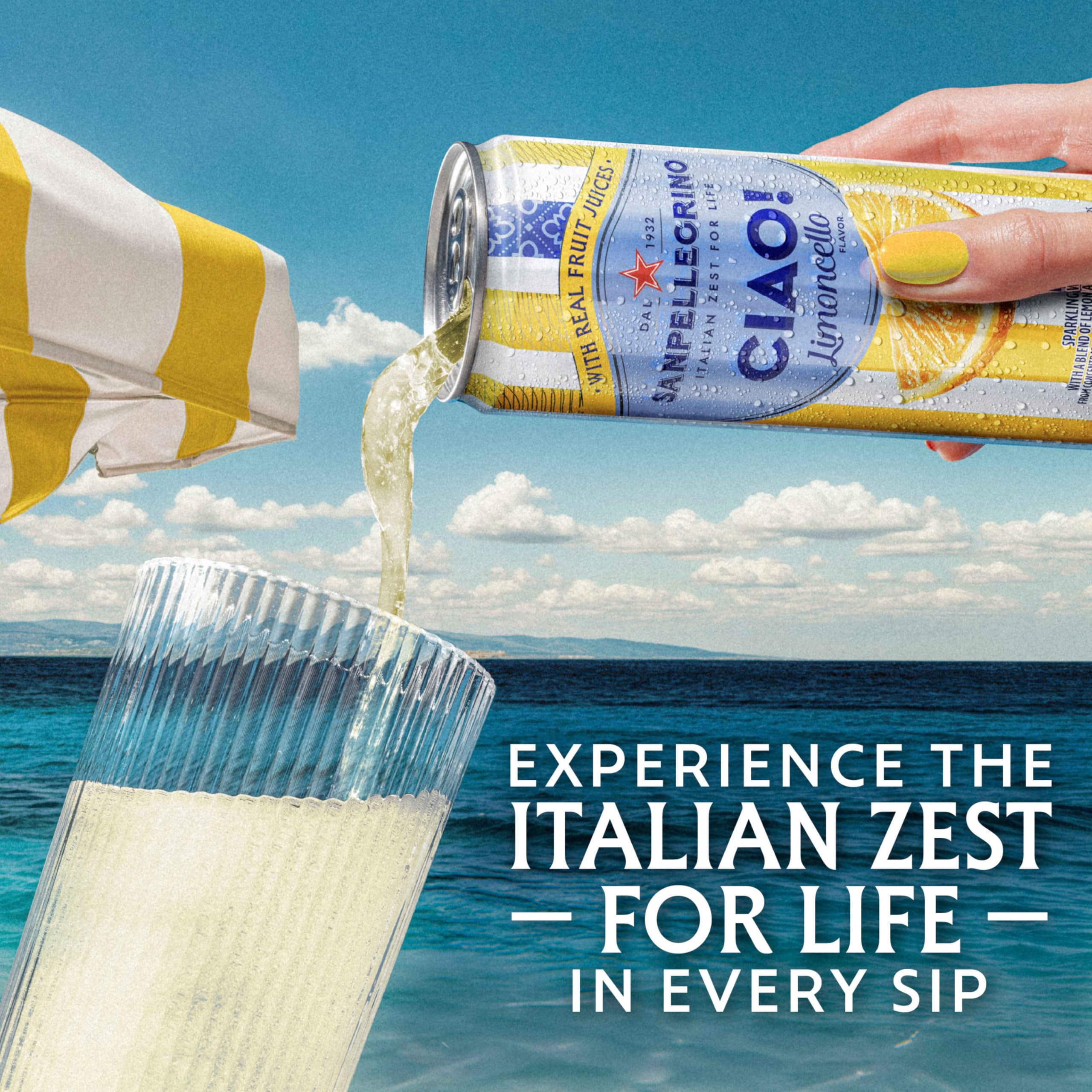 Italian heritage meets bright refreshment with CIAO Limoncello.