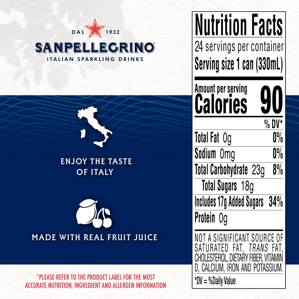 Close-up of Sanpellegrino Ciliegia Limone bubbles in a glass, great for entertaining.