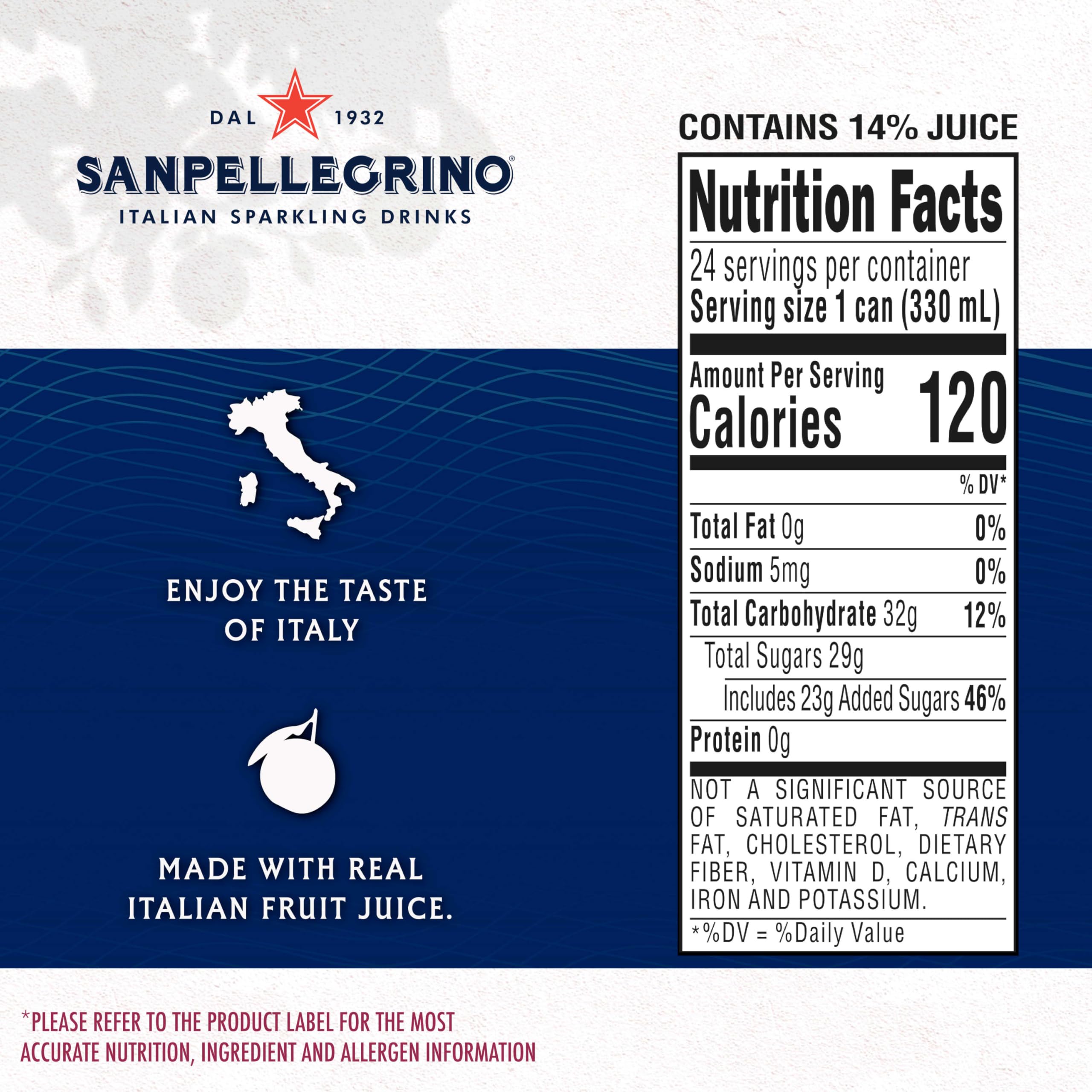 Mediterranean fruits note from Sanpellegrino Melograno Arancia for vibrant flavor