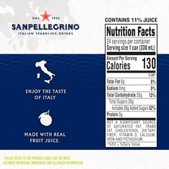 Pour Sanpellegrino Pompelmo into a glass for bright citrus aroma.