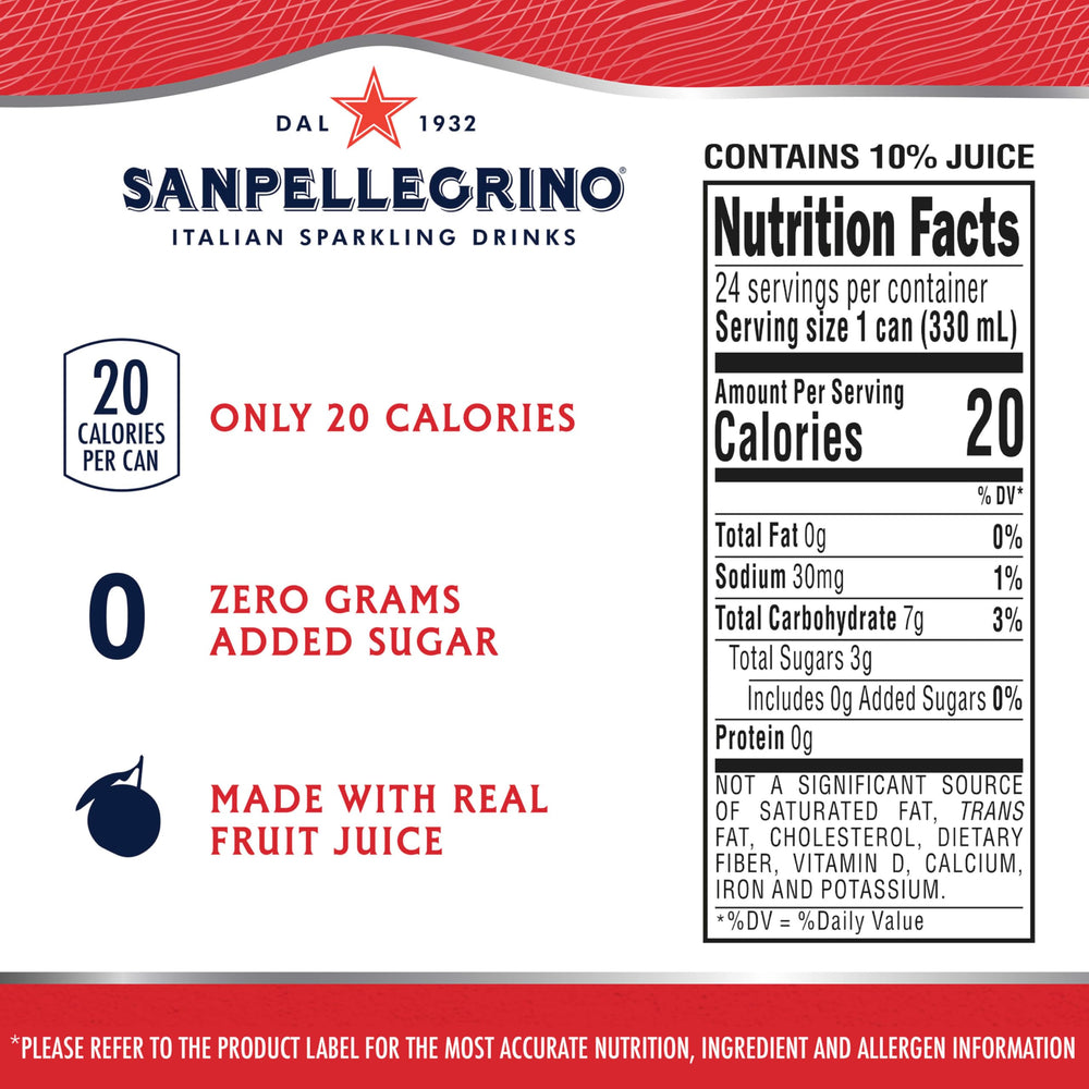 Sanpellegrino Zero Sugar Pomegranate-Orange glass with bubbles, ideal for a light thirst-quencher.