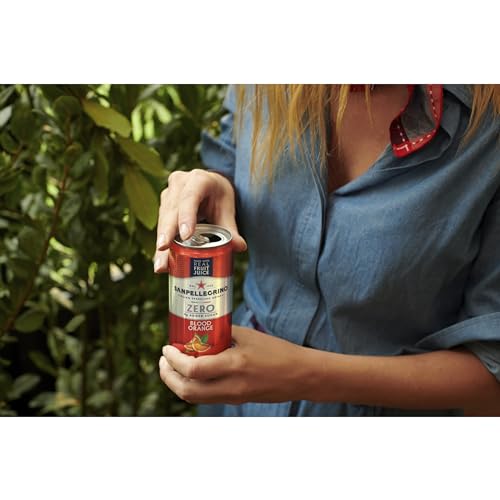 Sanpellegrino Zero Sugar Pomegranate-Orange Italian refreshment, a stylish option for entertaining.