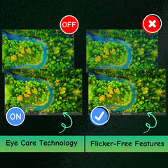 SANSUI frame-less monitor design highlighted for seamless multi-monitor style.