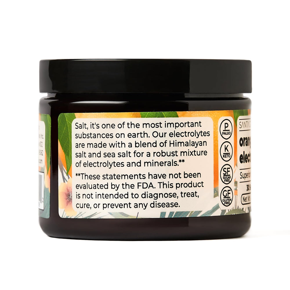Santa Cruz Paleo Electrolyte Orange ideal for desk workouts or hiking