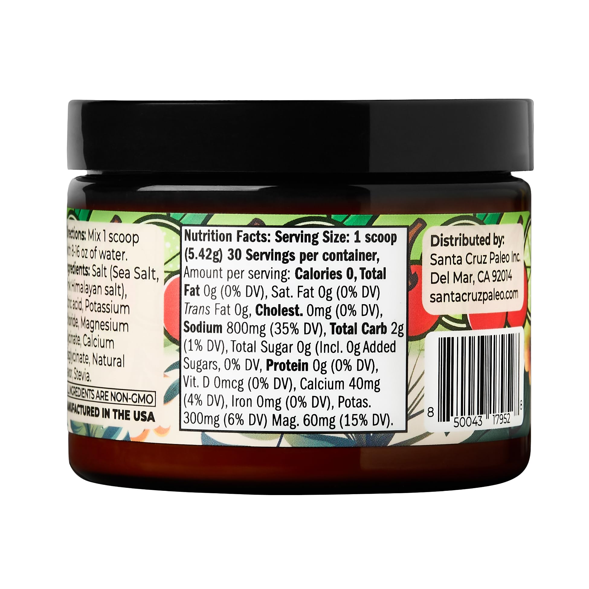 Assorted flavors of Santa Cruz Paleo Electrolyte Powder including cherry limeade and others