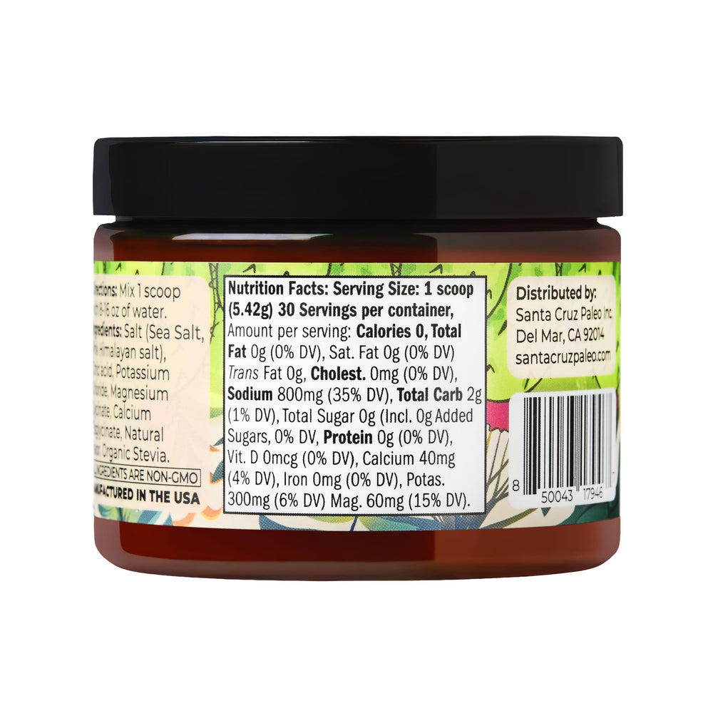Santa Cruz Paleo Electrolyte Prickly Pear in glass shows clean, sugar-free refreshment.