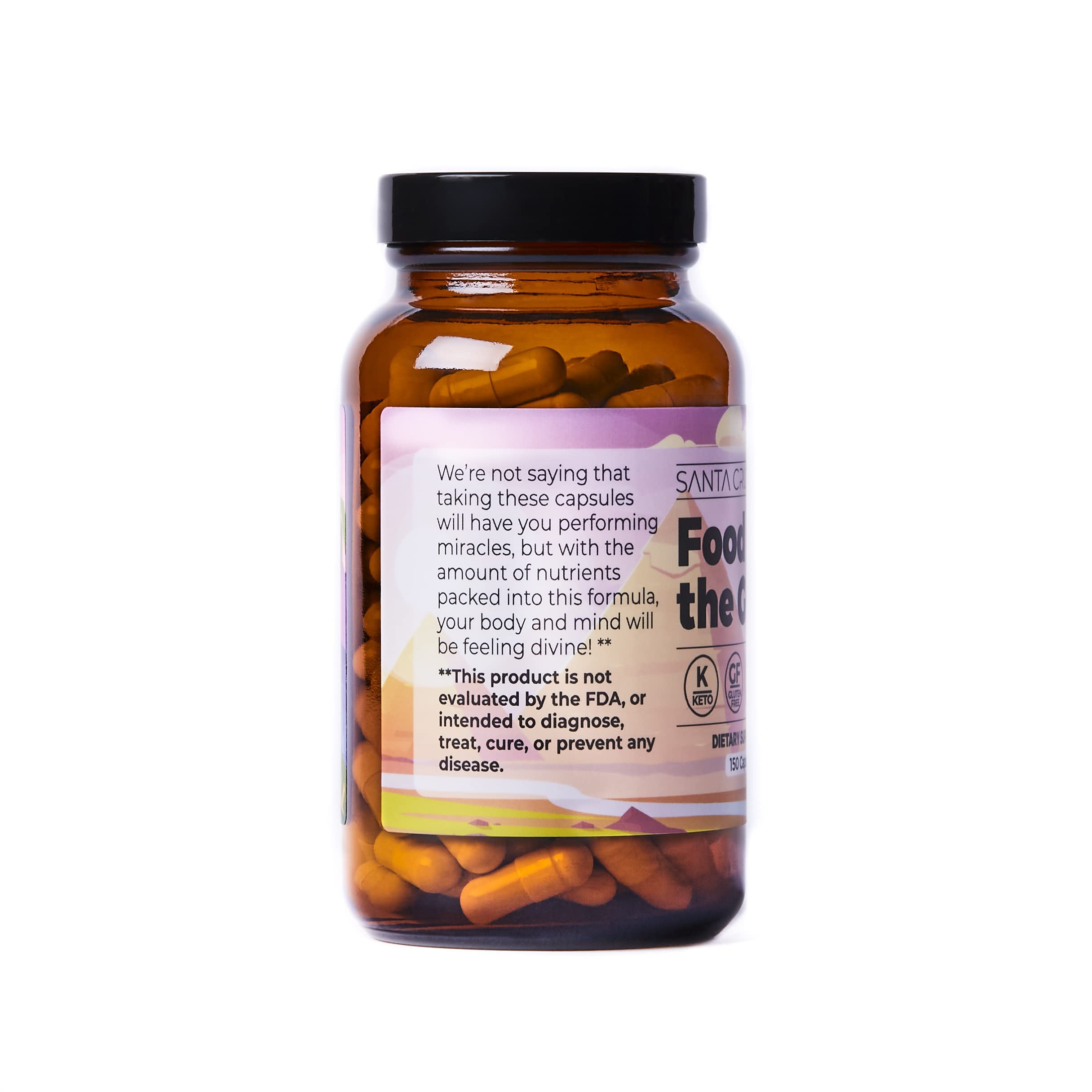 Santa Cruz Paleo gluten-free keto-friendly formula with no added sugar