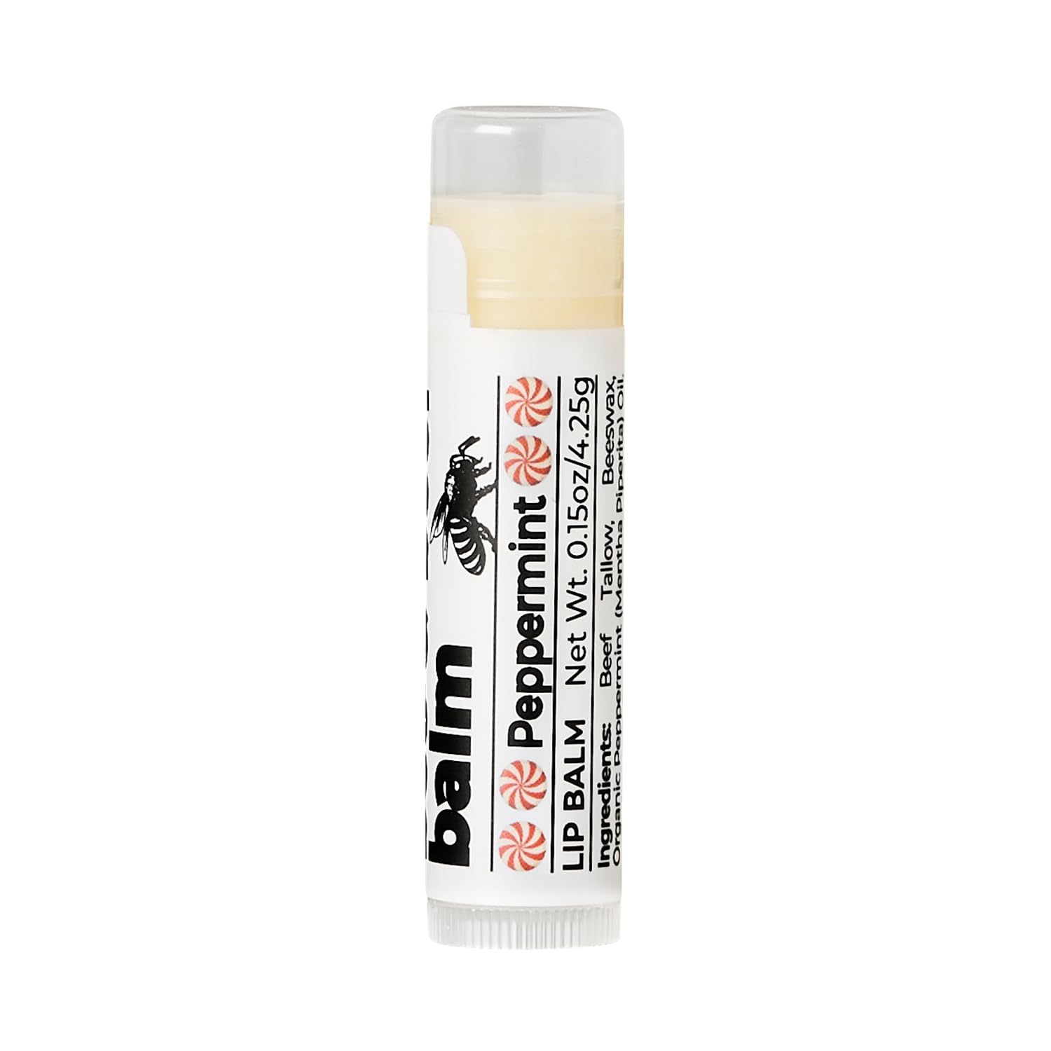 Santa Cruz Paleo hypoallergenic label on lip balm packaging.
