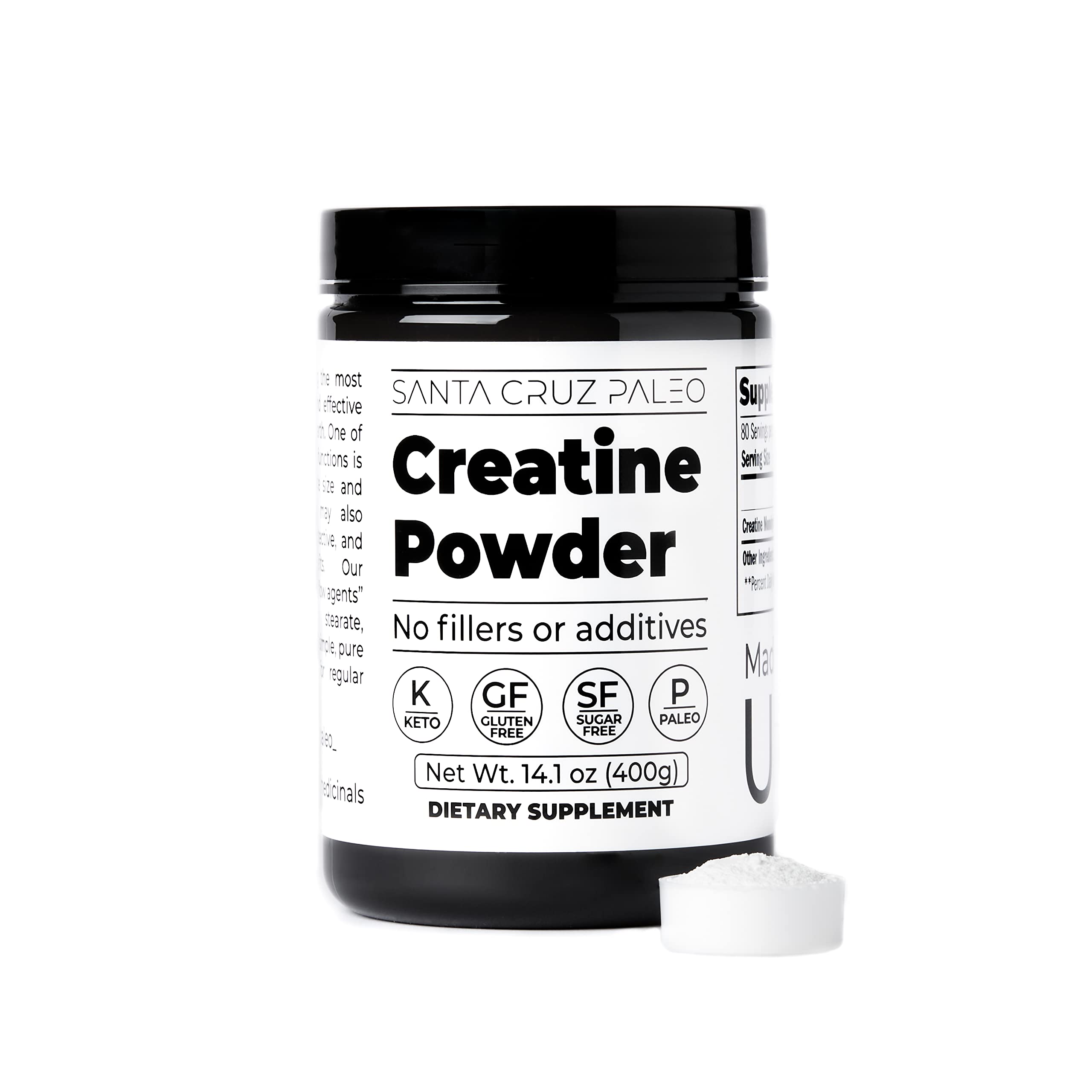 Santa Cruz Paleo five-gram serving supports consistent daily use.