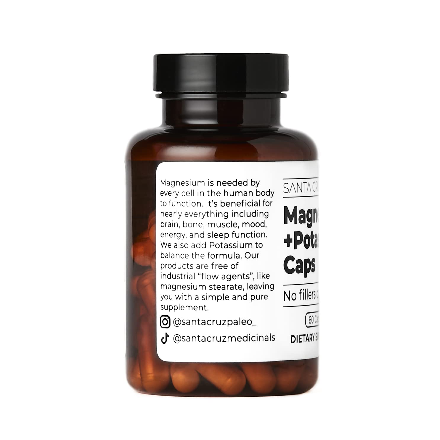 Santa Cruz Paleo packaging signals paleo-friendly, keto-friendly, gluten-free, sugar-free lifestyle compatibility.
