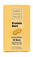 Santa Cruz Paleo Peanut Butter Bar wrapped for a convenient high-protein snack.