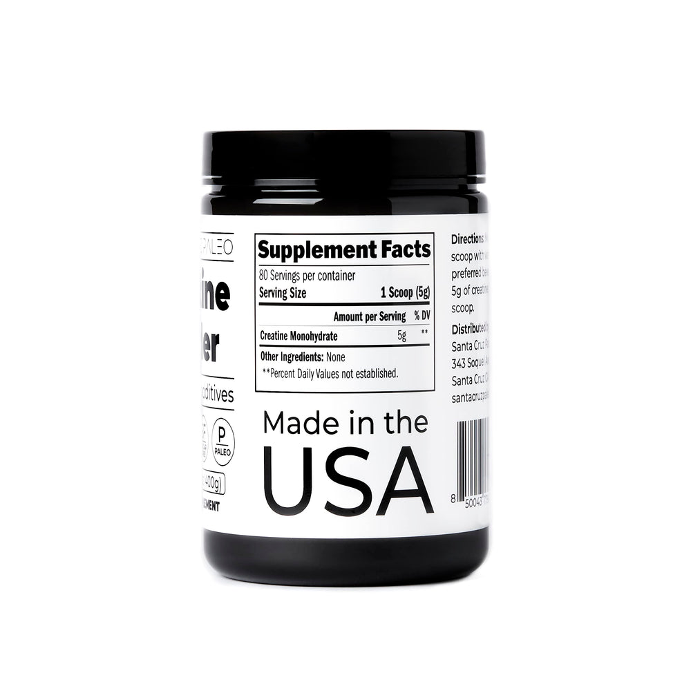 Santa Cruz Paleo no fillers or additives promotes a clean supplement routine.
